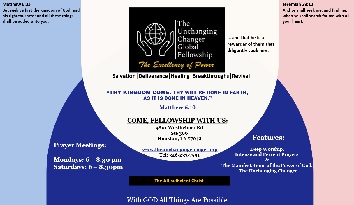 The Unchanging Changing Global Fellowship Flyer
